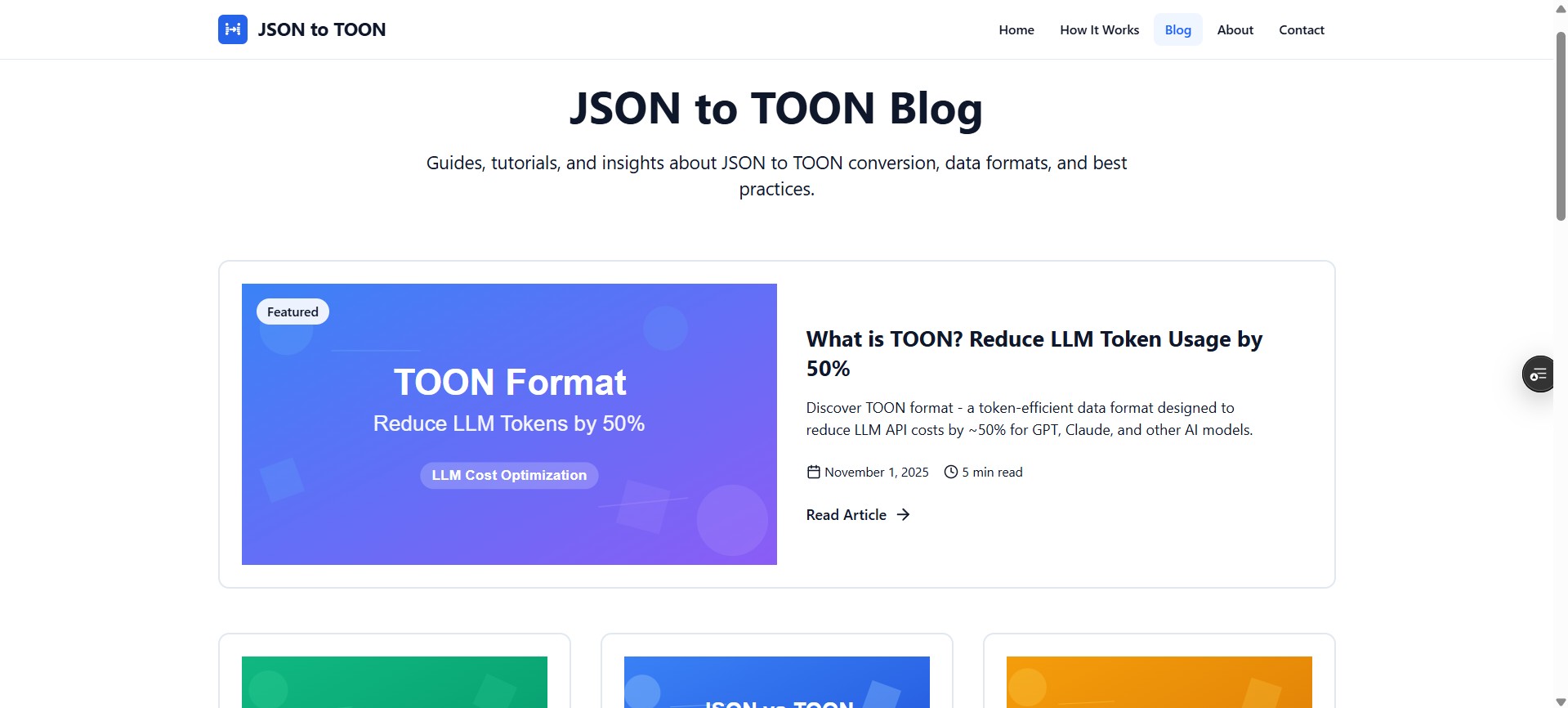 JSON To Toon