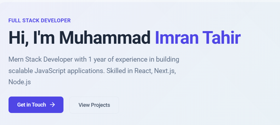 Personal Portfolio